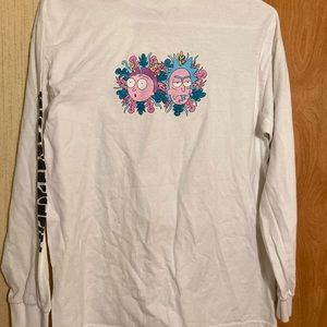 Adult Medium Primitive Rick&Morty Long-sleeve